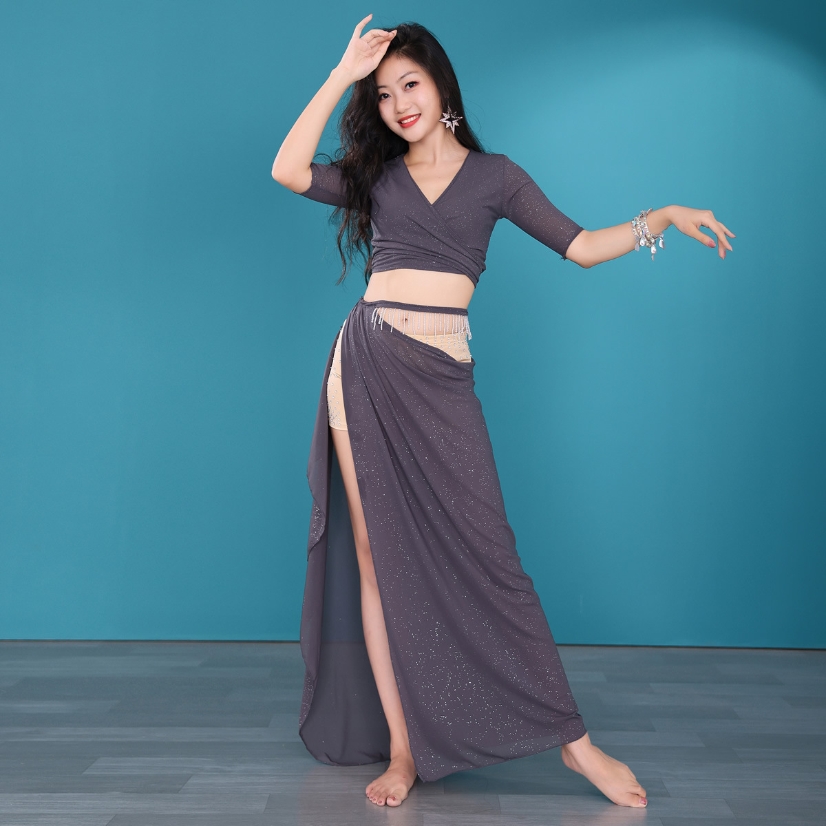 belly dance clothes tops and long skirt 2723112